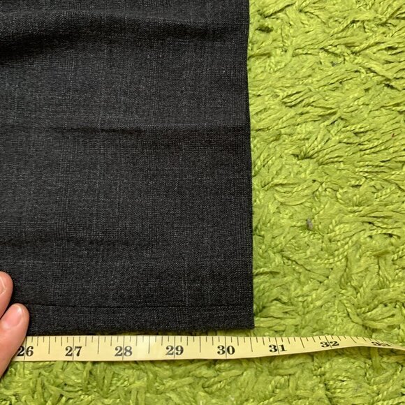 Amanda+Chelsea Womens Low Rise Plus Size Dress Pants Trousers Sz 18W in Charcoal - Picture 12 of 13